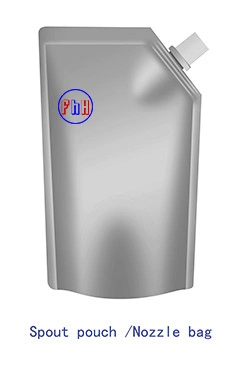 Custom Aluminium Foil Spout Packaging Liquid Wine with Tap Valve Spout Bag