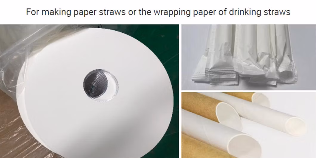 Wholesale Eco Friendly Drinking Straw Wrapping Paper for Making Paper Straw