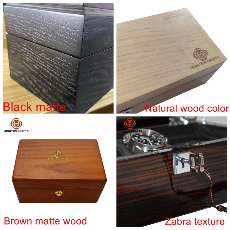 2022 New Personalized Wooden Jewelry Packaging Box Luxury Diamond Jewel Bracelet Watch Package Box Wood Gift Box