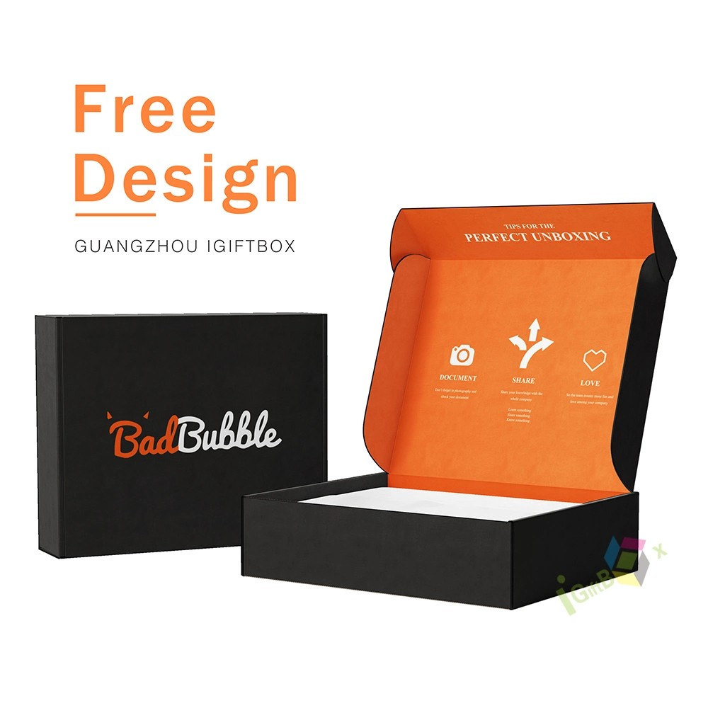 Custom Corrugated Box Kraft Paper Shipping Mailer Box Clothing Packaging