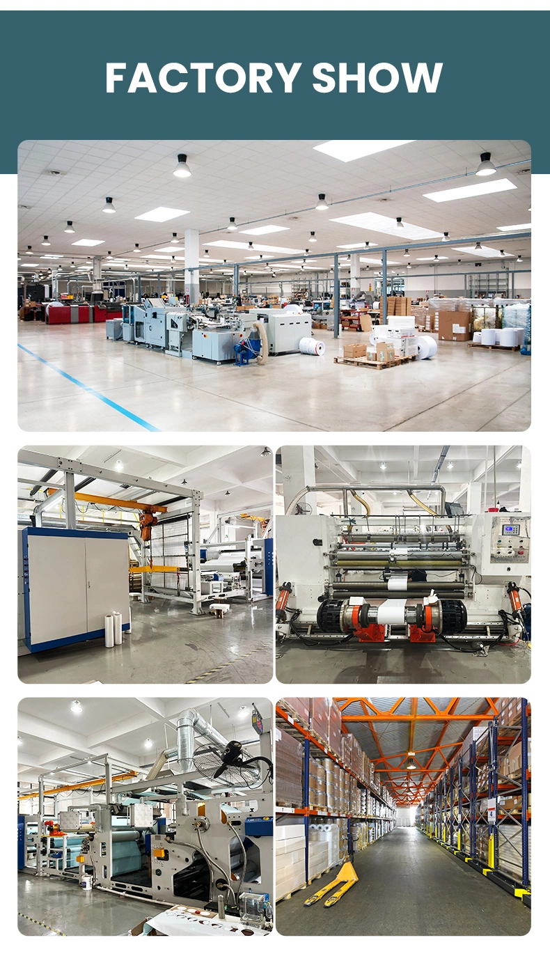 Label Manufacturer Wholesale High Temperature Resistant Pet Film Label Material Jumbo Roll in Width 1550 &amp; 1090mm