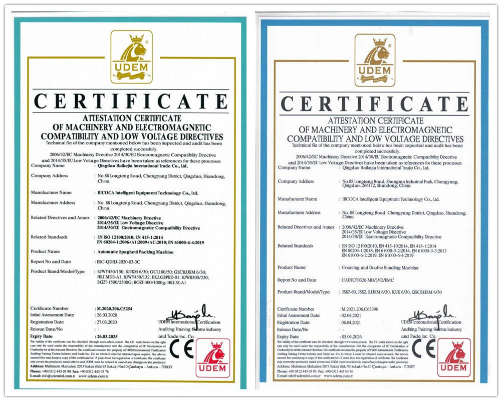 Two Weighers Automatic Noodle Packaging Machine