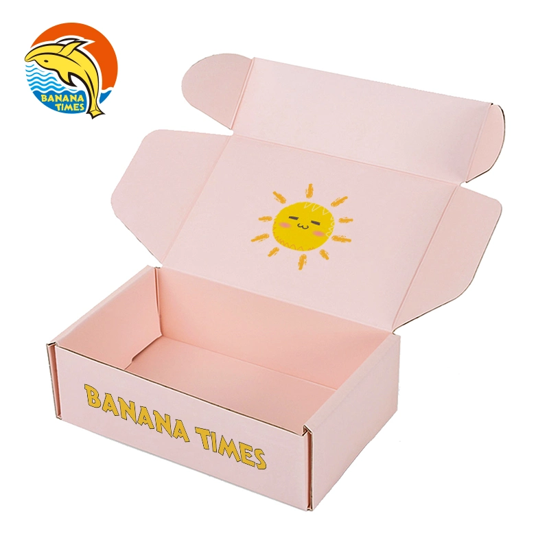 Custom Logo Packaging Large Cardboard Carton Mailer Box Baby Clothing Box Case