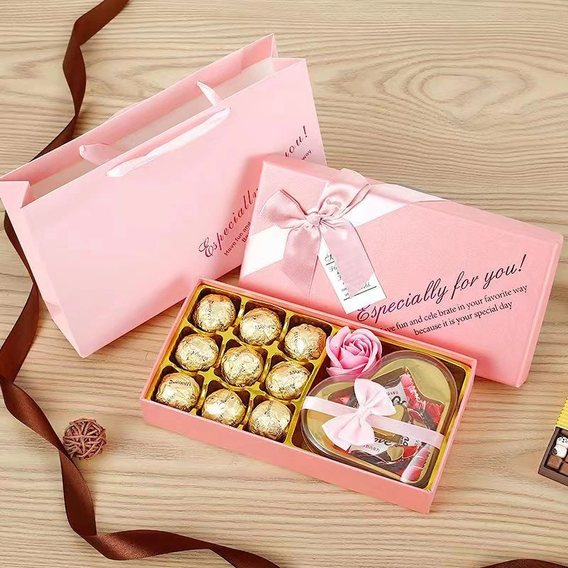 Chocolate Packaging Box Advanced Exquisite Gift Box Small Medium Large Dimension Customizable Printing Logo