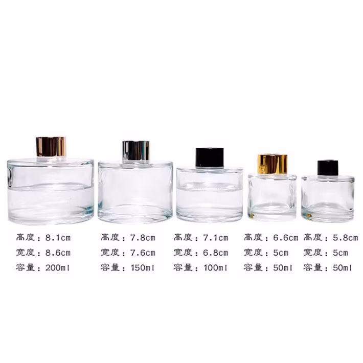 Ceekie Wholesale 50ml 100ml 150ml 200ml Aroma Reed Spread Incense Glass Diffuser Bottle Perfume Bottle