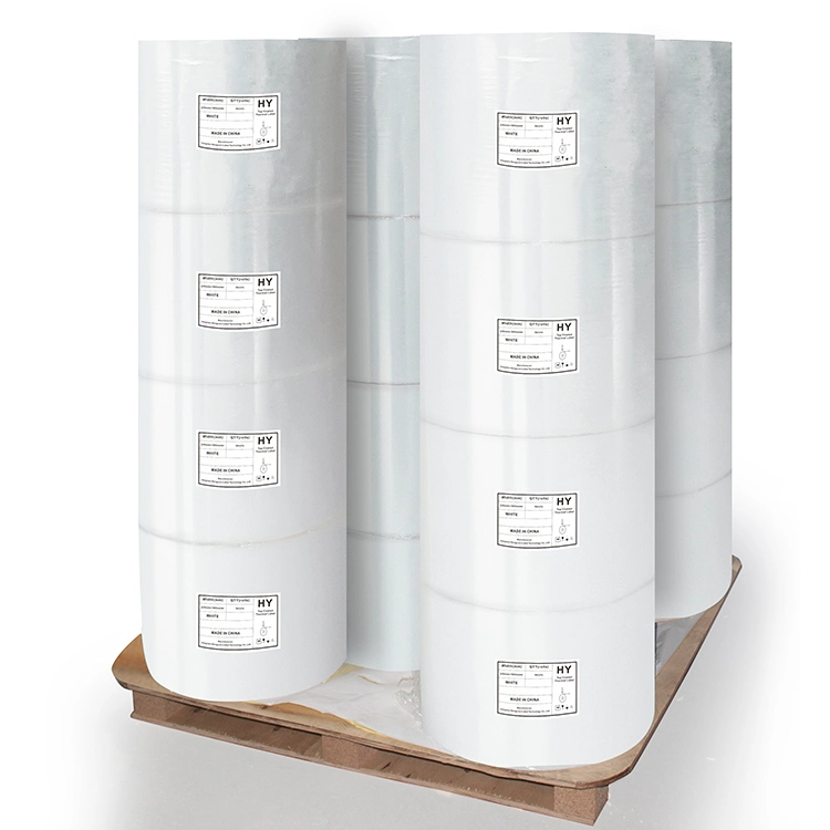 Factory Price Blank White Label Paper Jumbo Roll Label Waterproof Thermal Synthetic Thermal Label Jumbo Roll