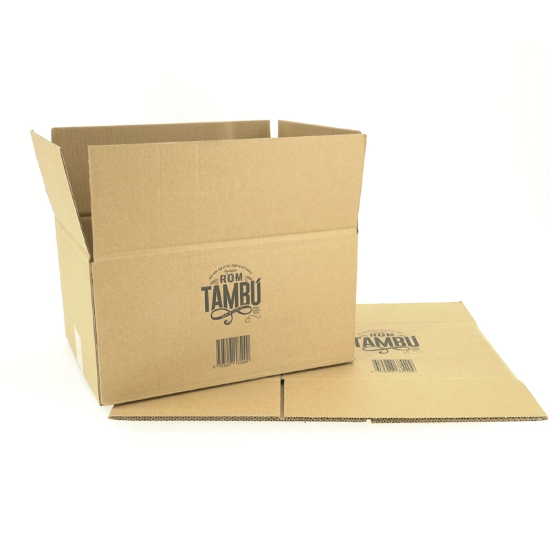 Shipping Recycle Flexo Printing Wine Bottle Carton Box