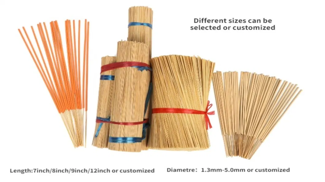 Factory Wholesale Price Bulk Packaging Bamboo Sticks Used for Incense Sticks