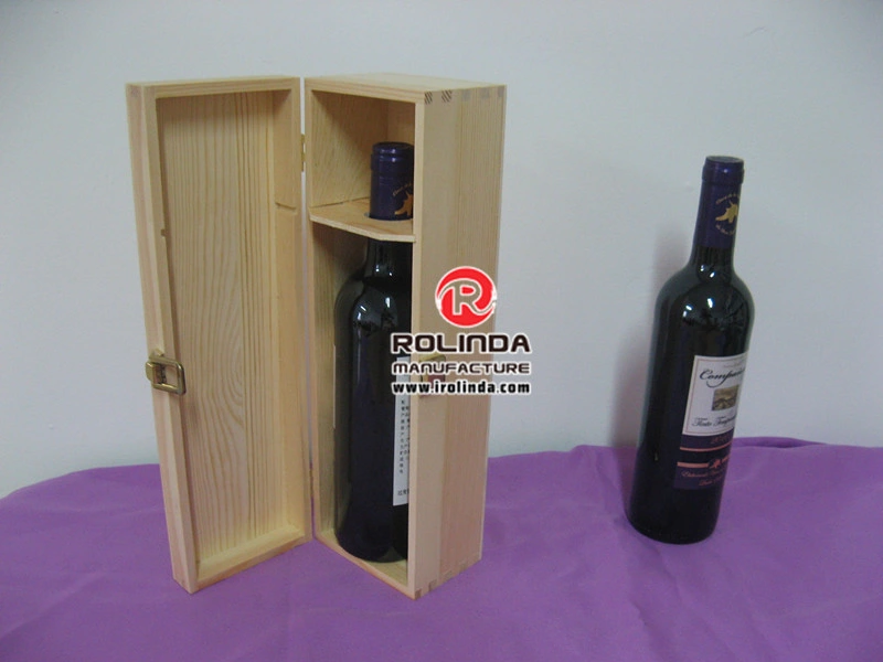 Personalized Wooden Wine Box with Customer Logo