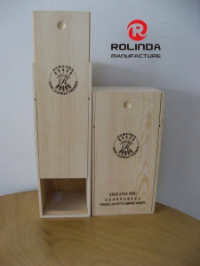 Personalized Wooden Wine Box with Customer Logo