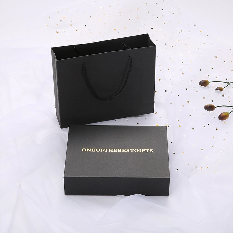 Custom Luxury Logo Printed Flat Folding Paper Gift Boxes with Magnetic Lid