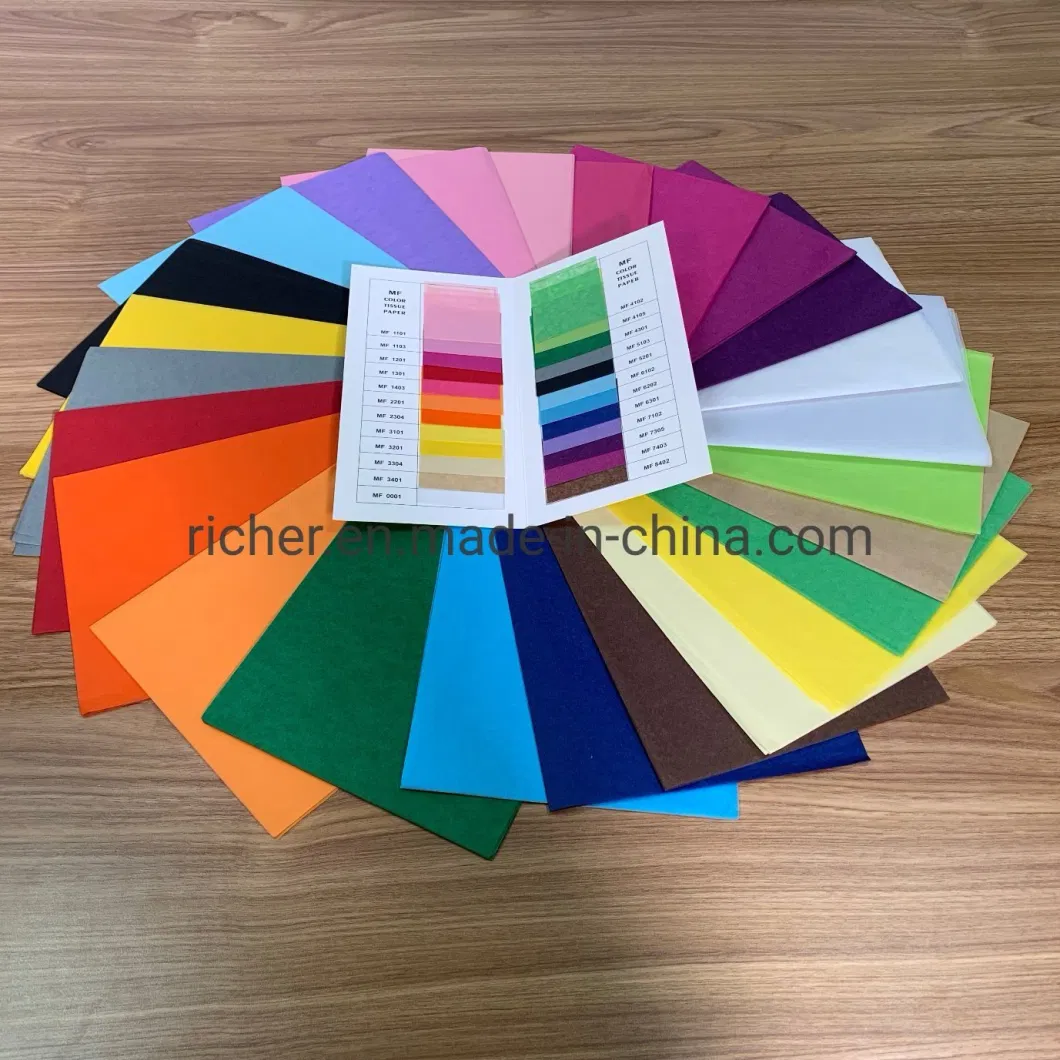 Colorful Wrapping Tissue Paper for Packing Shoes Clothing Garment Gifts
