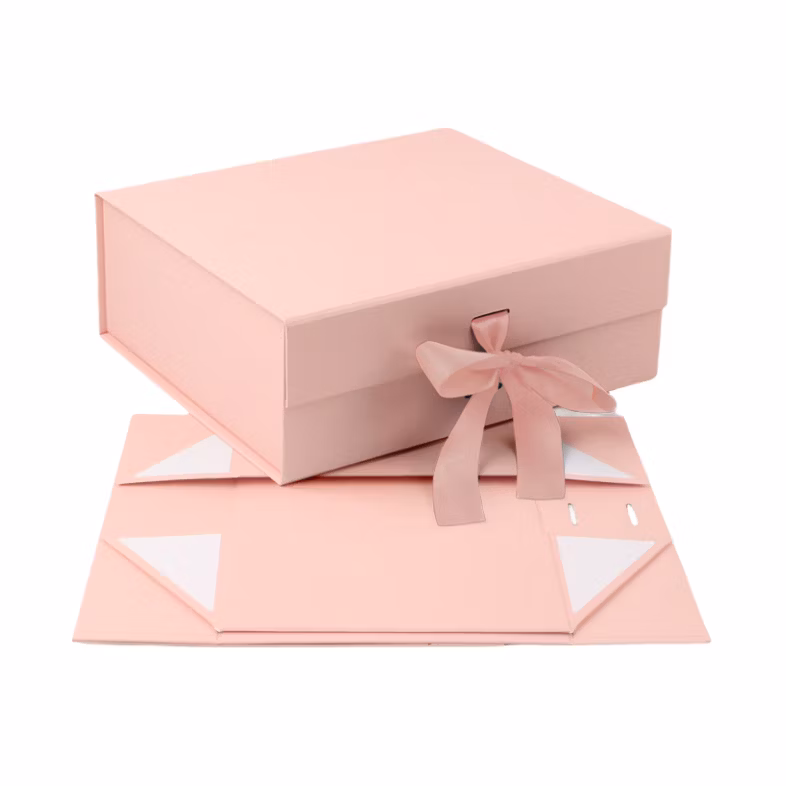 Custom Logo Folding Collapsible Flap Lid Cardboard Black Luxury Gift Packaging Storage Magnetic Paper Shoe Boxes with Lid for Small Business