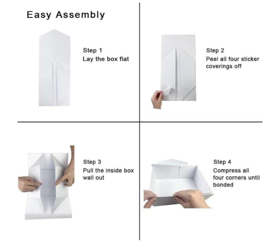 Custom Magnetic Gift Box Foldable Paper Box Magnetic Lid Closure