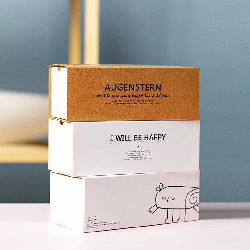 Wholesale Bulk Foldable Baking Bread Toast Donut Drawer Food Packing Box for Transportation and Storage of Cakes