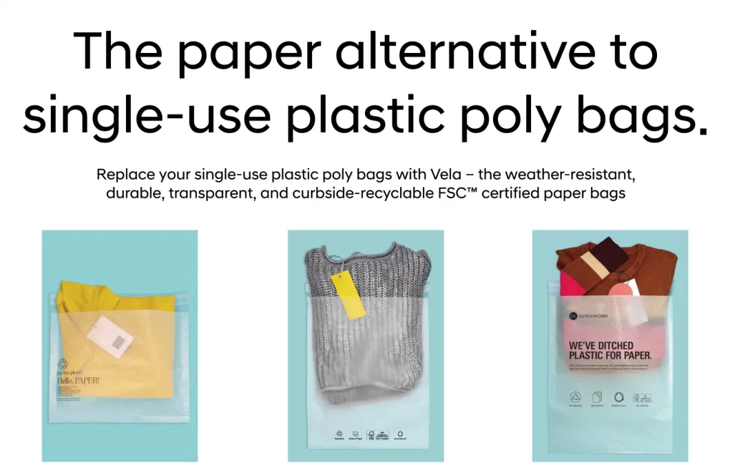 Custom Biodegradable Glassine Paper Bag Compostable Glassine Paper Envelope Transparent Paper for Clothing and Shoes