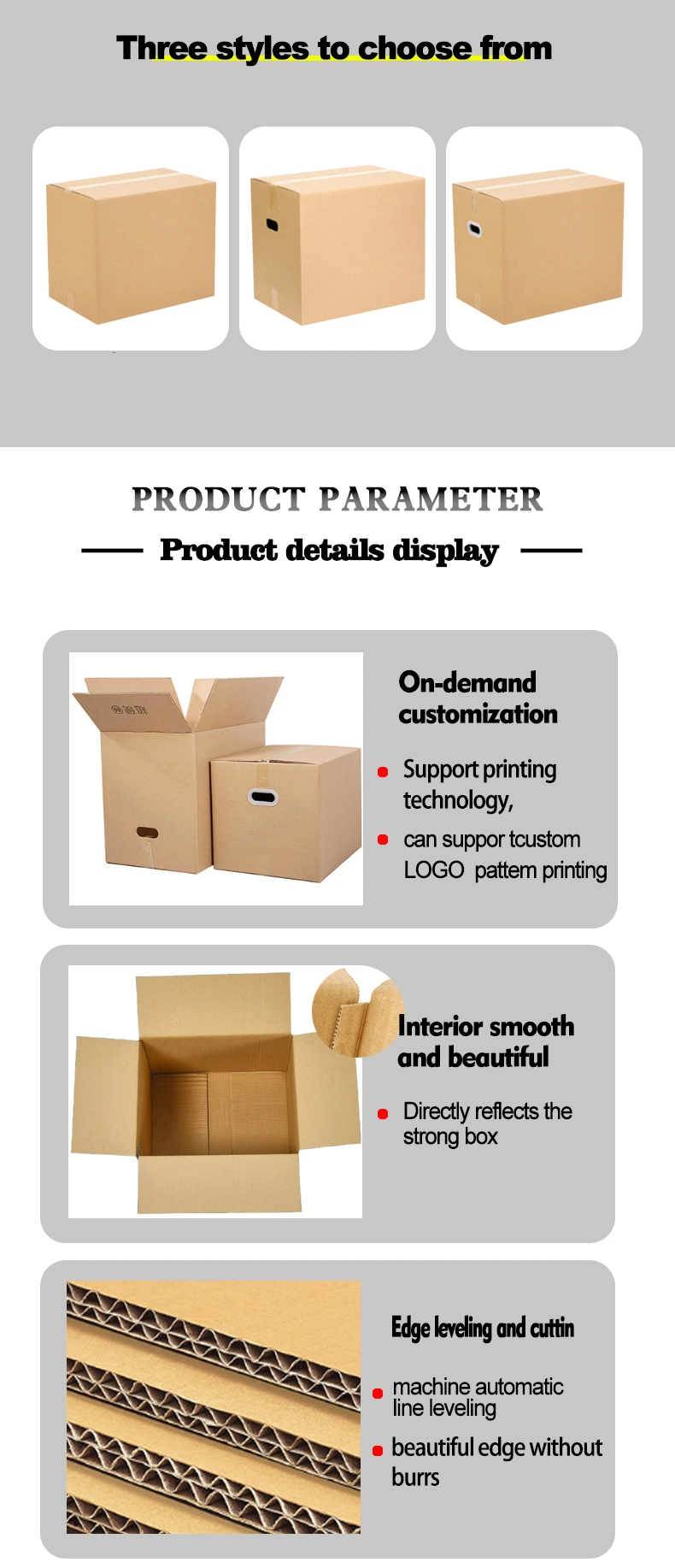 Corrugated Box with Interlocking Divider Cards