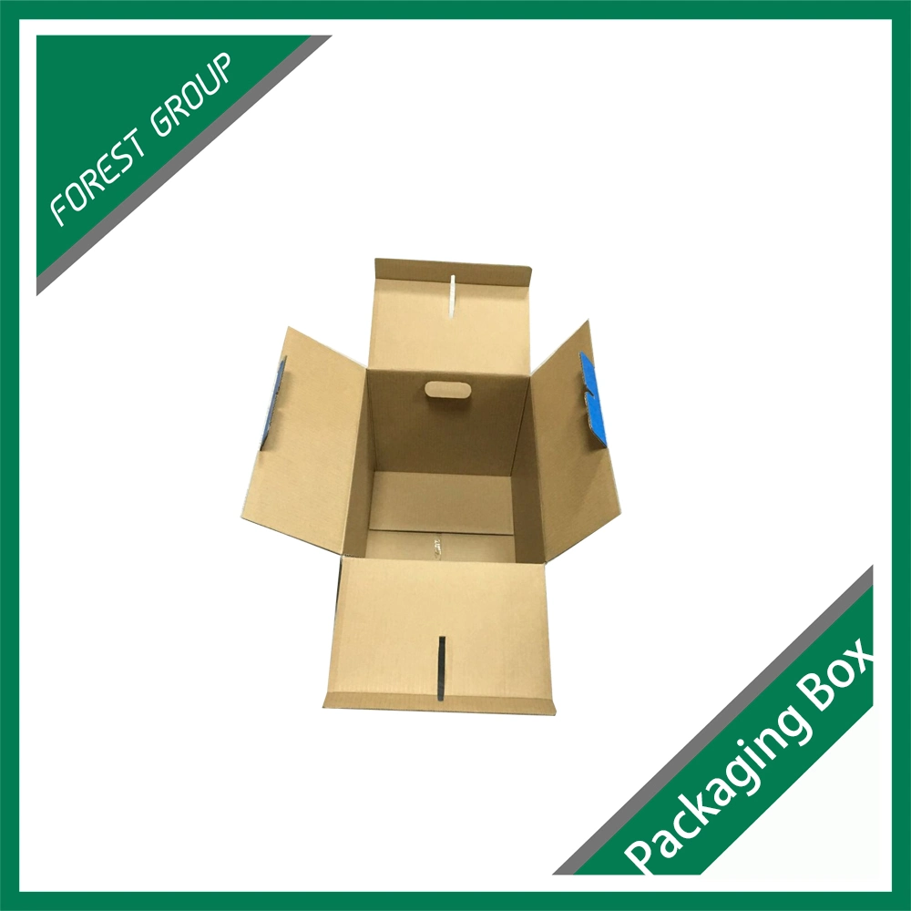 White and Black Cup Packing Box with Logo on Lid