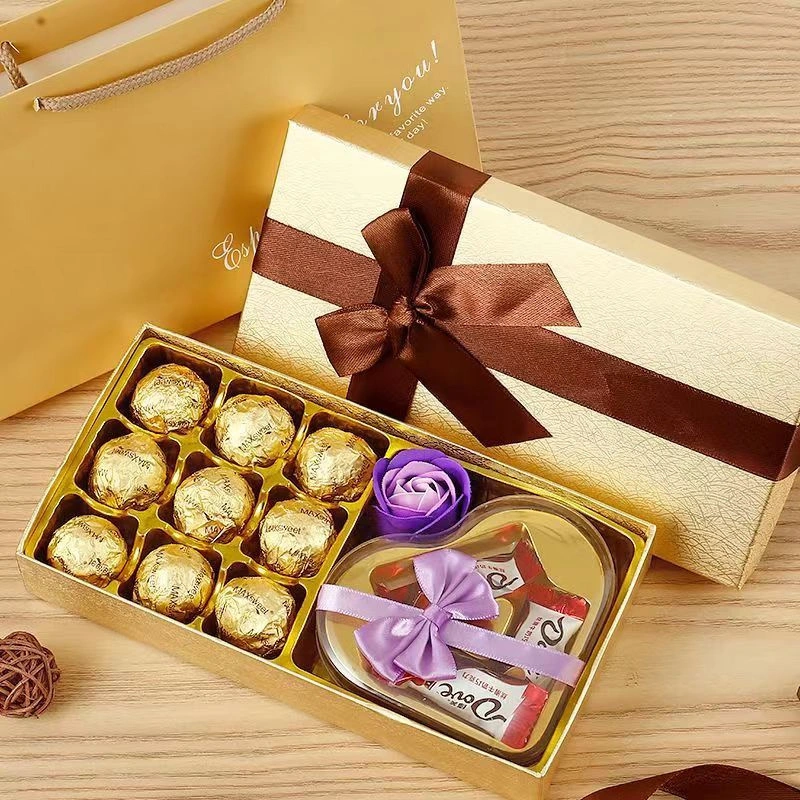 Chocolate Packaging Box Advanced Exquisite Gift Box Small Medium Large Dimension Customizable Printing Logo