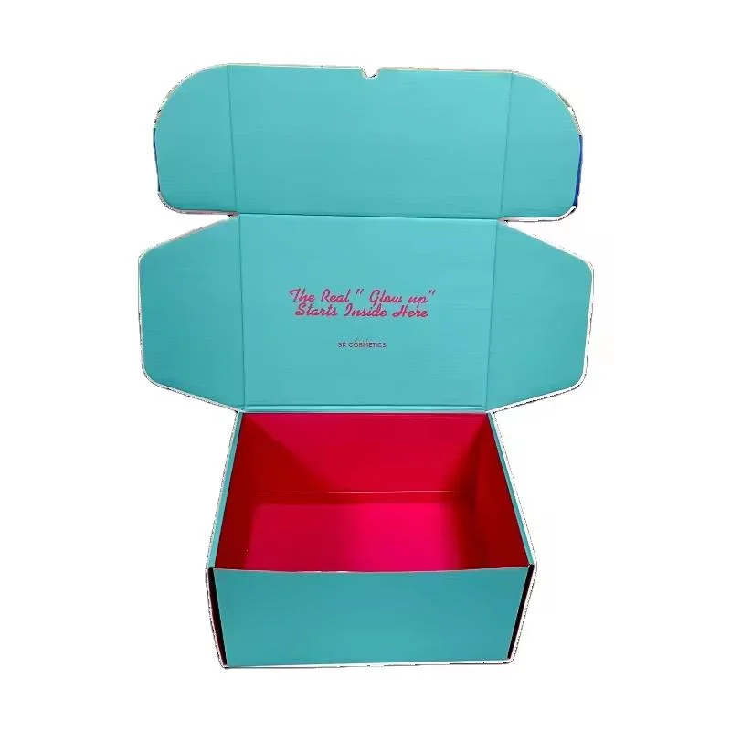 Factory-Manufactured Black Corrugated Paper Mailing Carton Box Custom Logo Stamping Embossing Underwear Shoe Shipping Packaging