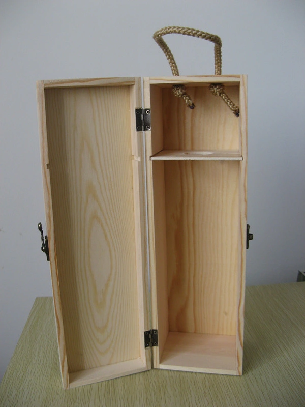 Personalized Wooden Wine Box with Customer Logo