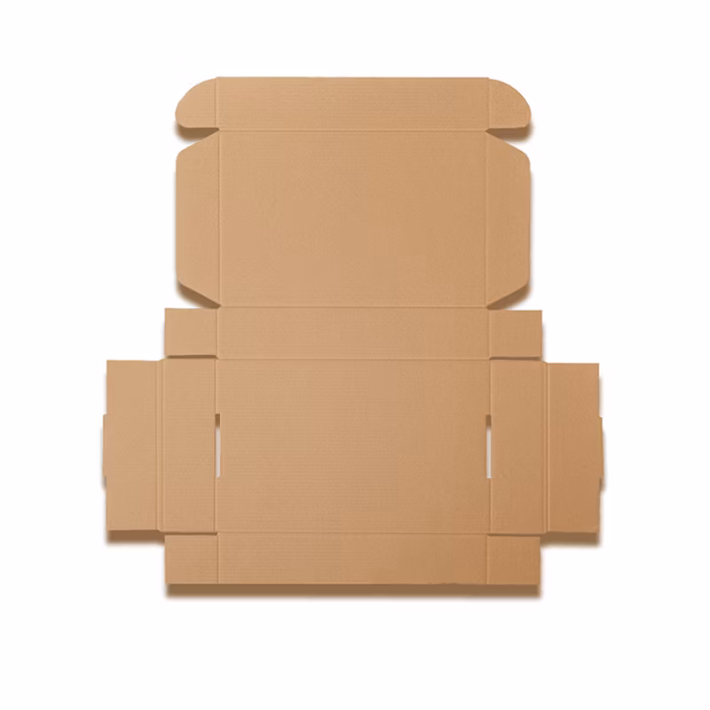 Eco-Friendly Recycle Brown Kraft Paper Folding Mailer Box Corrugated Cardboard Box Custom Logo Shipping Boxes