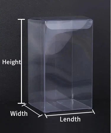 Clear Acetate Plastic Packing Box for Small Business Custom Foldable PVC Box