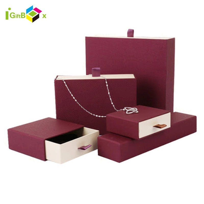 Hot Sale Box Chain Necklace Bracelet Handcraft Jewelry Fashion Design Luxury Packaging Gift Box Jewelry