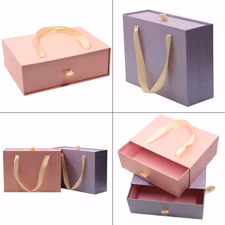 Foldable Packaging Cardboard Boxes Large Magnet Lid Flip Folding Magnetic Gift Box