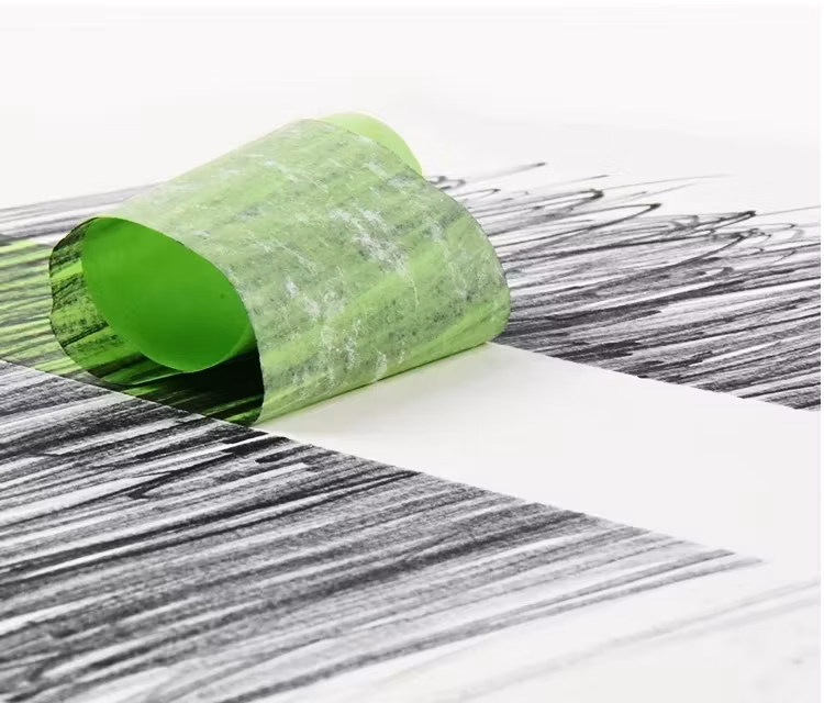 Black Blue Green White Yellow No Residue Colorful Rubber Waterproof Jumbo Roll Crepe Washi Paper Car Washi Painter Masking Tape