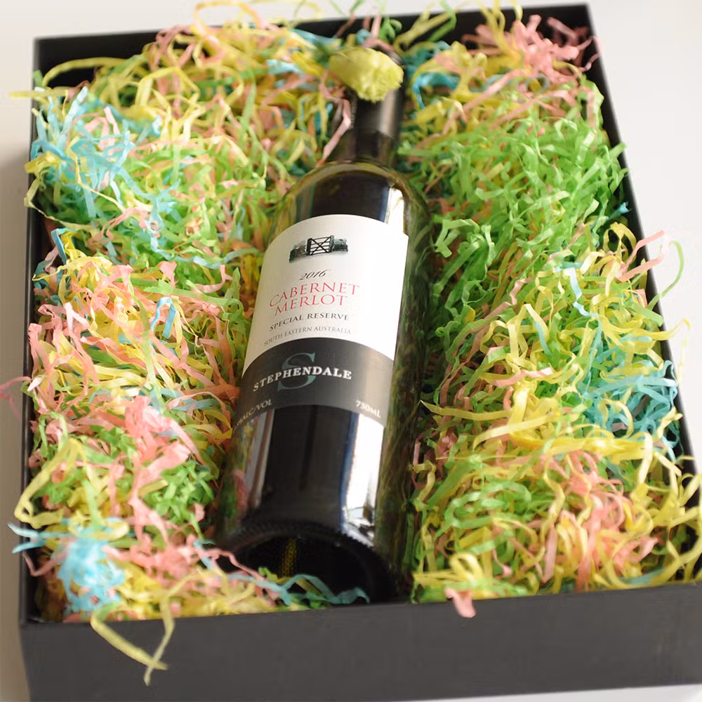 Colorful Decorative Crinkle Shredded Paper Filler for Candy Box Stuffing