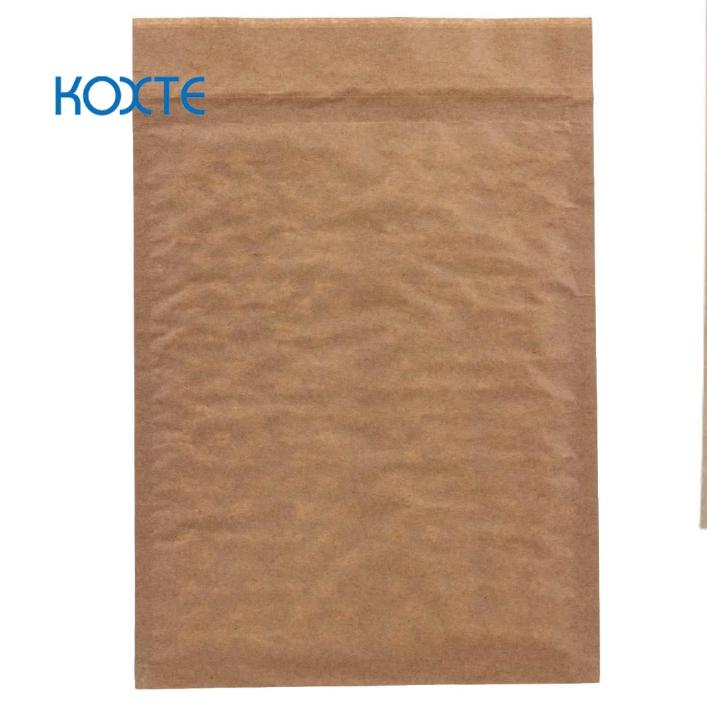 Manufacturers Custom Envelopes Postal Mail Bags Self-Adhesive Bags Yellow Kraft Paper Bubble Mailer Making Machine