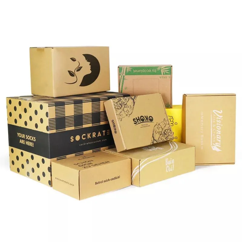 Portable Storage Large Cardboard Box Kraft Paper Post Box