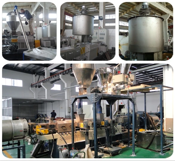 PP PE EVA PVC +Cacao3 Additives Plastic Filler Masterbatch Compound Making Machine