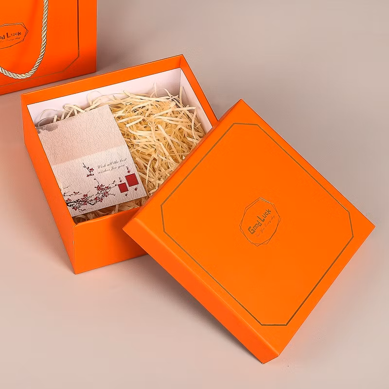 Custom Rectangular Square Luxury Lid and Basic Small Gift Box Gift Holiday Birthday Christmas Essential Oil Skincare Carton Packaging