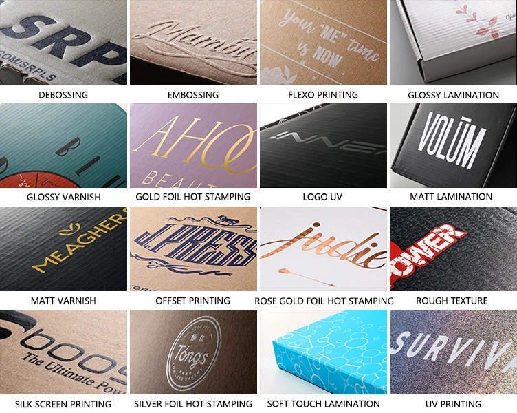 Wholesale Full Printing Corrugated Kraft Packaging Postal Blue Box with Insert