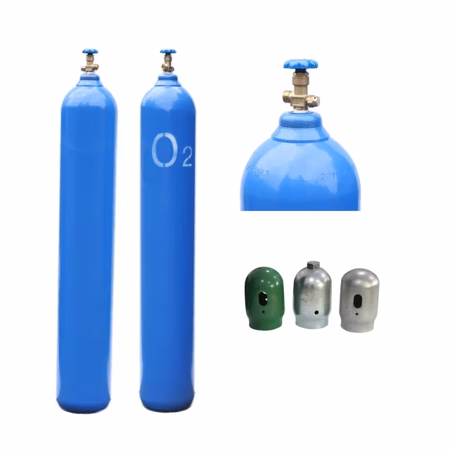 40L High Pressure Seamless Steel Gas Oxygen Air Cylinder
