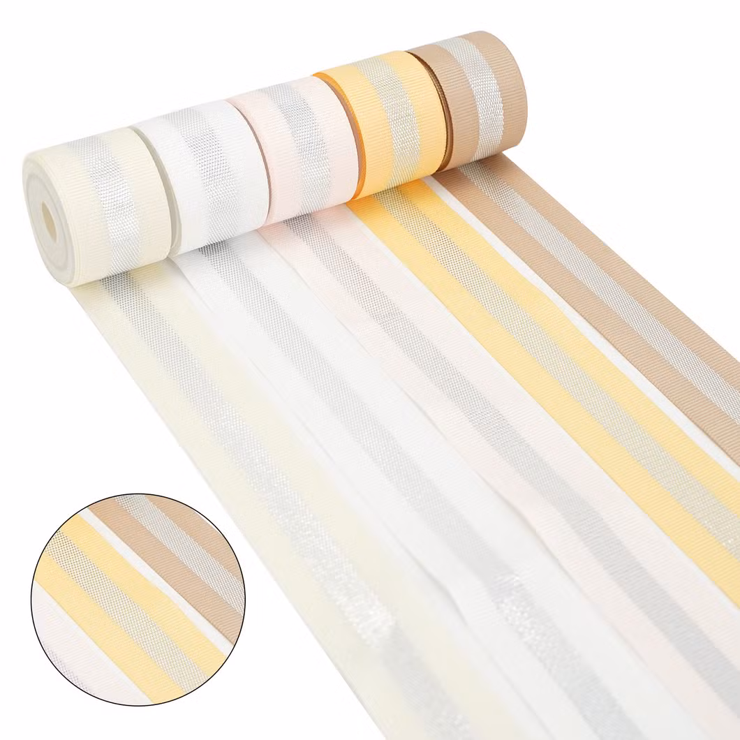 Wholesale Gold, Silver and Onion Ribbed Ribbon Gift Packaging Wedding Candy Shower Kit Gift Box Decorative Ribbon