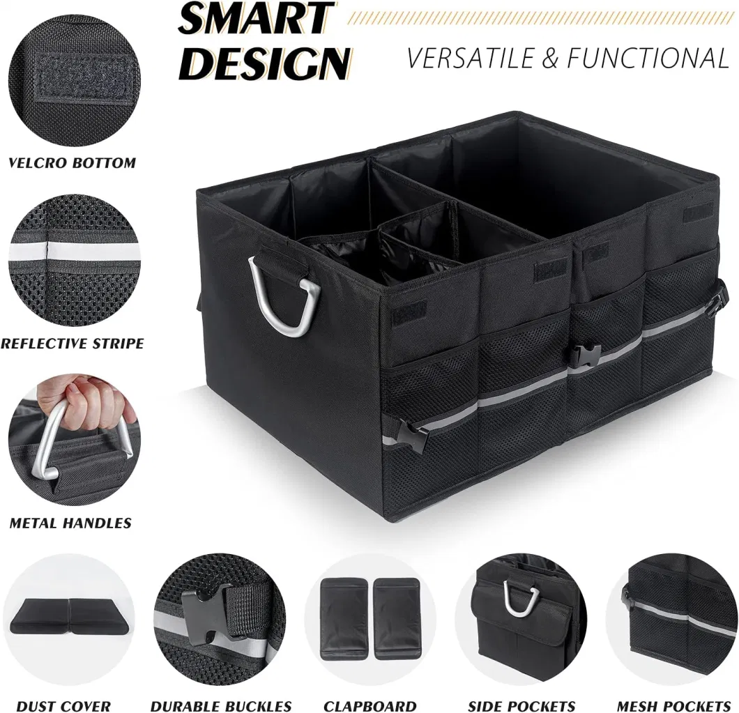 Portable Folding Large Capacity Car Storage Box Outdoor Camping Food Container