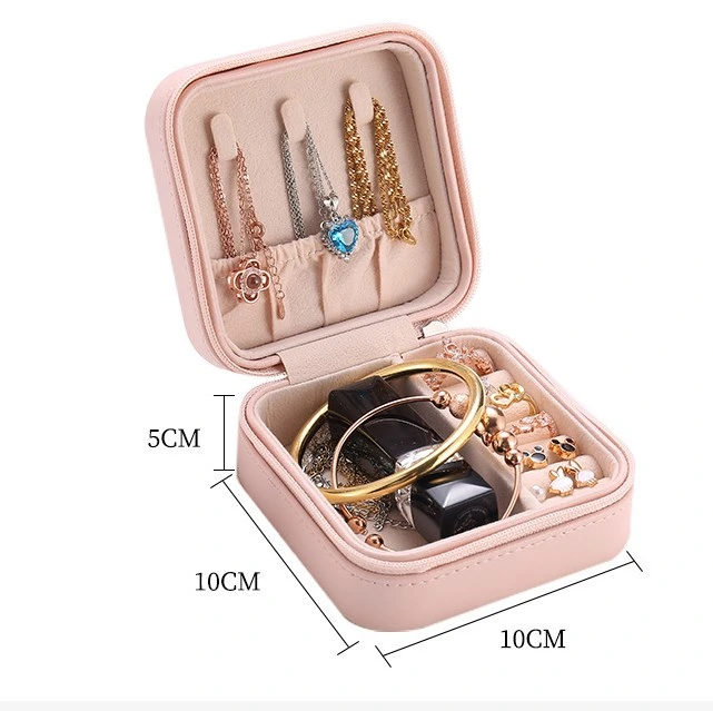 Wholesale Trade Personalized Travel Jewelry Case Earrings Rings Necklaces Jewelry Box