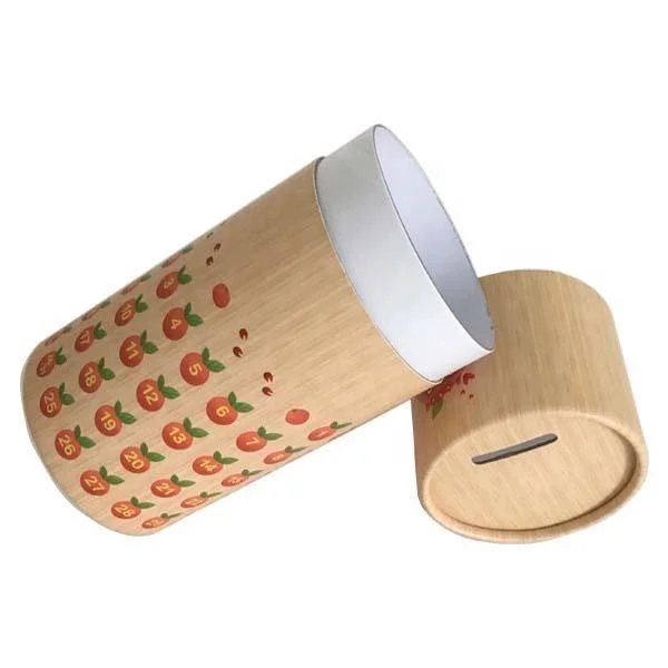 Wholesale Custom Eco Friendly Recyclable Round Cardboard Gift Car Facial Tissue Paper Tube Cylinder Packaging Box Round Gift Box