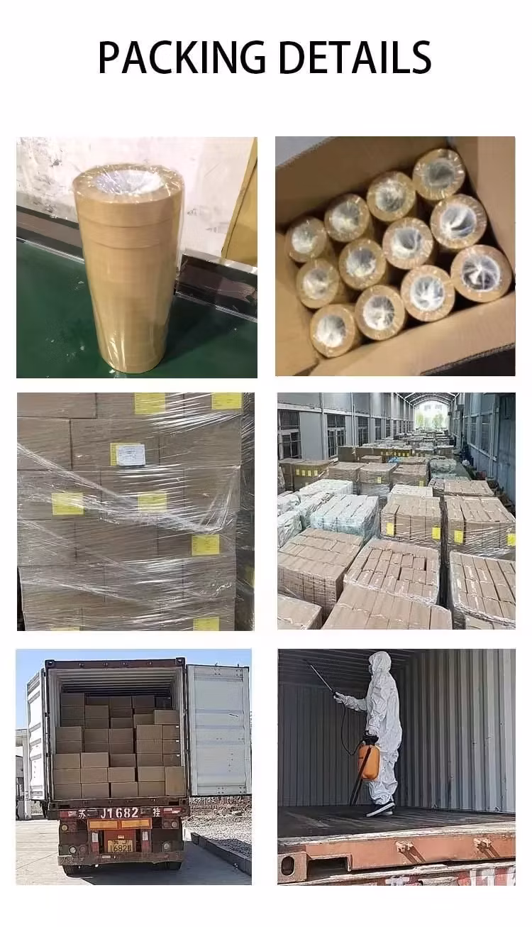 High Quality Carton Sealing Packaging Writable Self Adhesive Kraft Paper Tape