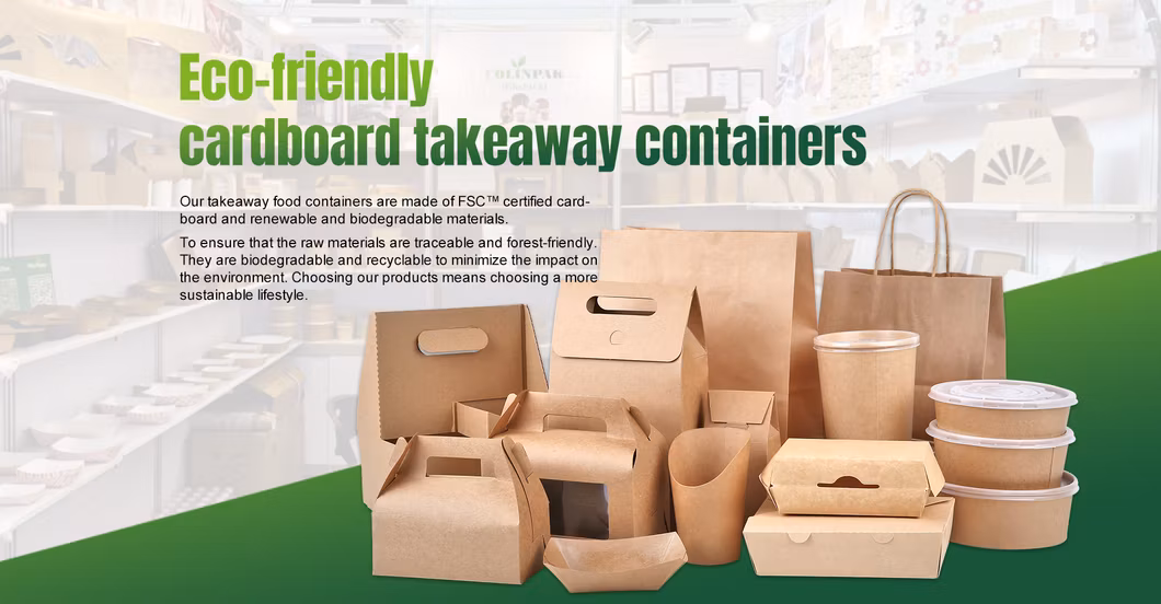 Disposable Party Box Kraft Paper Sushi Salad with Clear Anti Fog Pet Window Wholesale Great Quality Factory Outlet Hot Sale Advanced Durable Fast Food Lunch Box