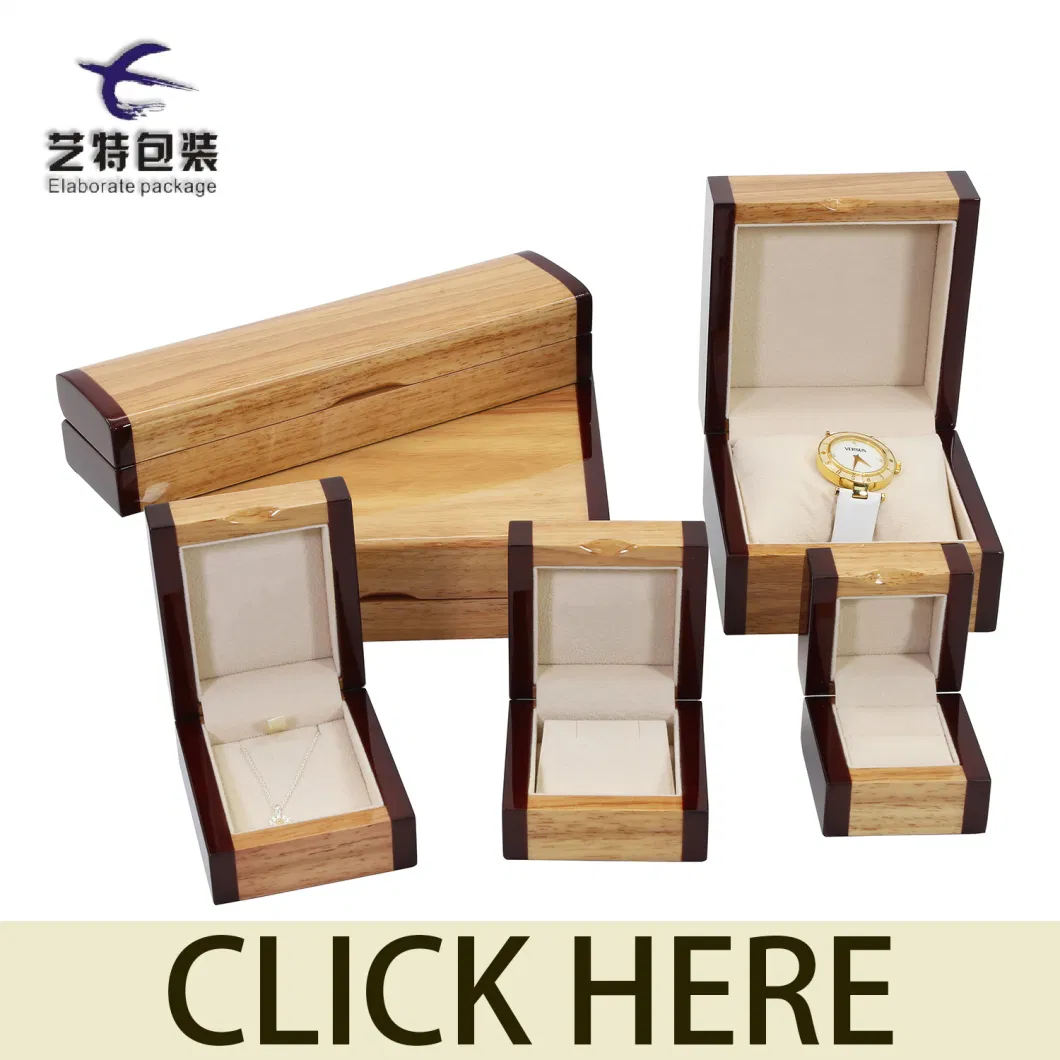 Wholesale Customization Piano Paint/Jewelry Box/Wooden Packing/PU Leather Box/Velvet Box/Necklace/Ring/Pendant/Bracelet/Bangle/Coin/Perfume Box/Velvet/Gift Box/