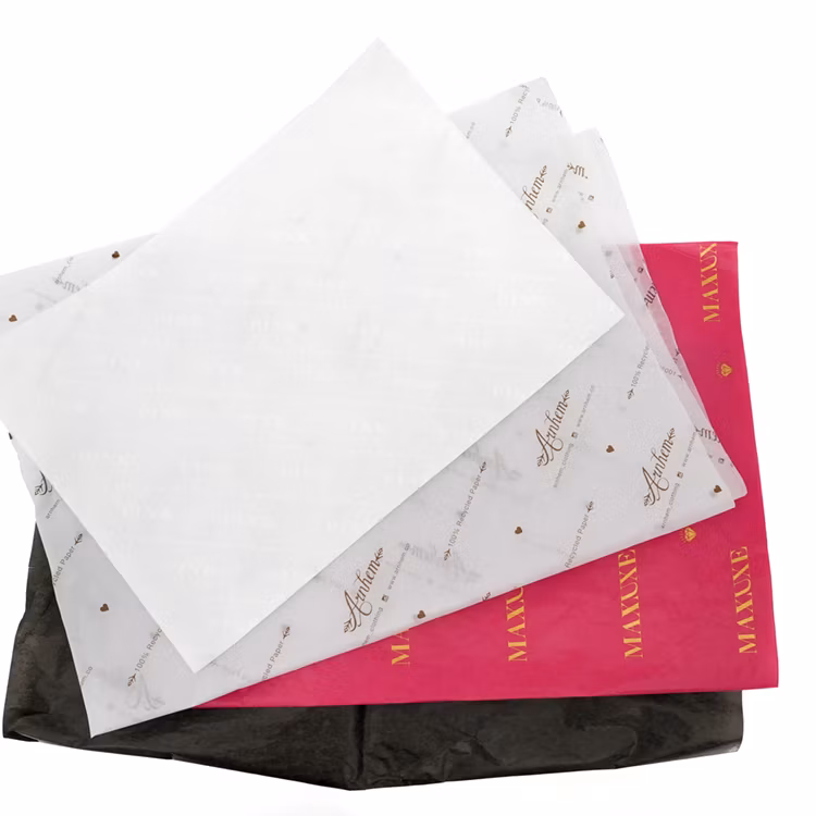 Soft Custom Logo Gift Packaging Wrapping Cotton Tissue Paper for Scarves