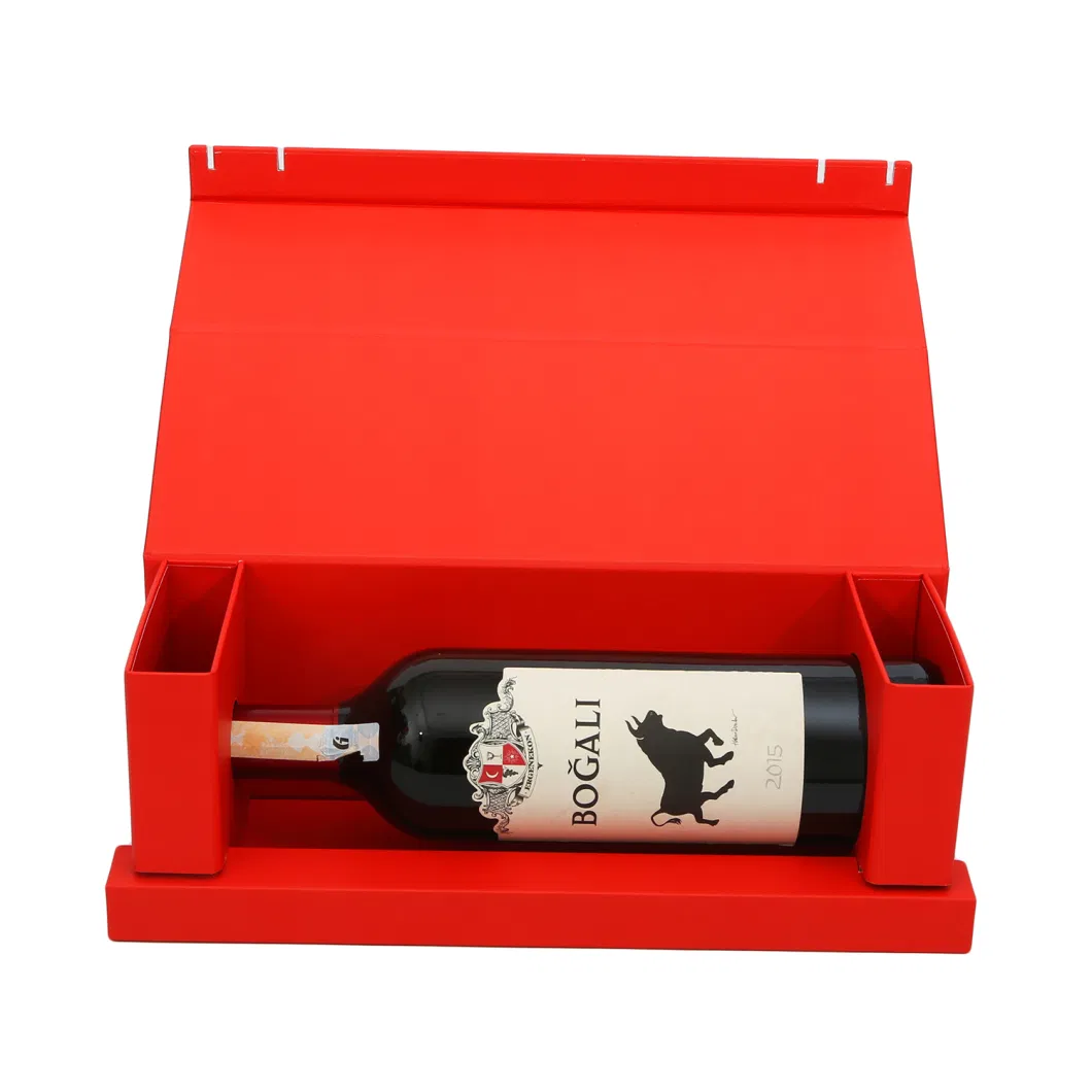 Cardboard Champagne Red Wine Glass Bottle Packaging Gift Box