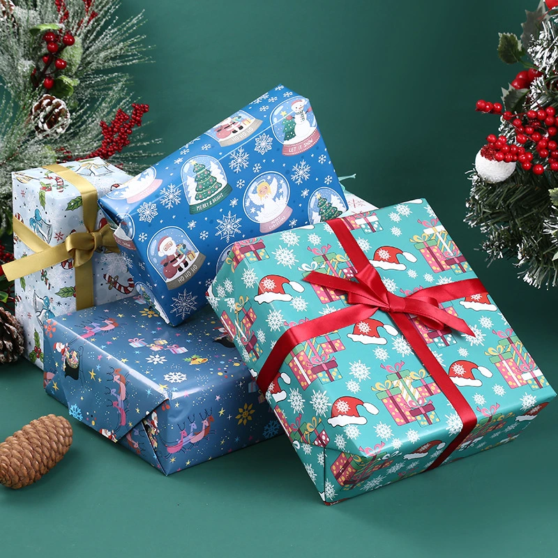 Christmas New Product Christmas Birthday Gift Flower Bouquet Clothes Packaging Wrap Paper