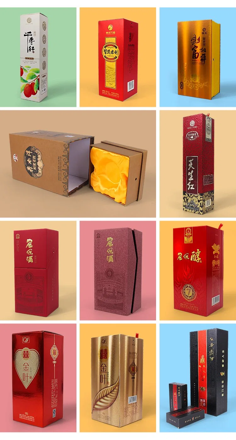 Firstsail high End Fashion Double Door Design Golden Custom Gift Wooden Whisky Wine Box