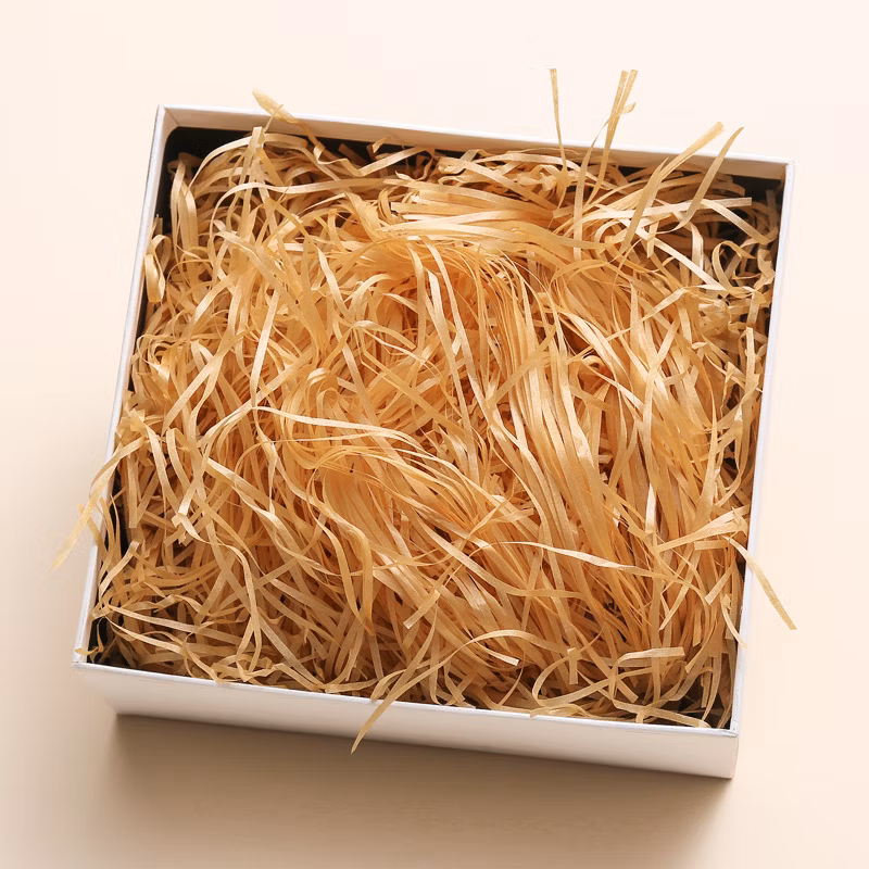 DIY Lafite Paper Color Pink Blue White Shredded Paper Filler for Gift Paper Box Packaging