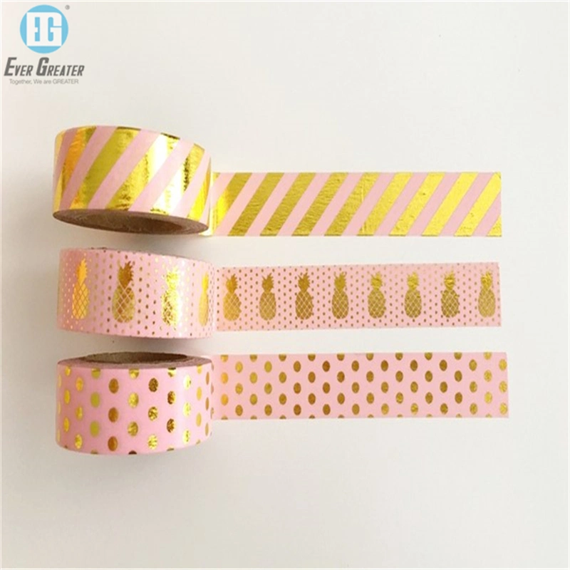 Wholesale Acrylic Washi Tape Waterproof Paper Adhesive Tape Washi Paper Tape